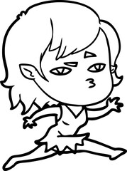 cartoon vampire girl