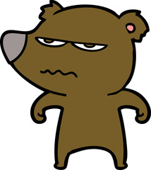 annoyed bear cartoon