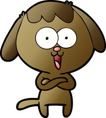 cute cartoon dog
