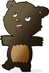 cartoon black bear