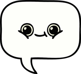 comic book style cartoon of a speech bubble