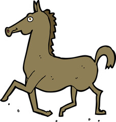 cartoon horse