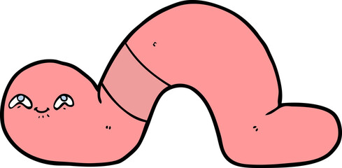 cartoon worm