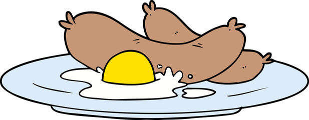 cooked breakfast cartoon