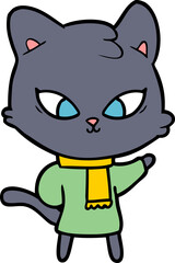 cute cartoon cat