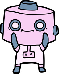 cartoon robot