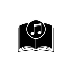 Audio book icon isolated on transparent background
