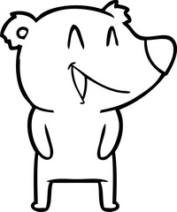 laughing bear cartoon