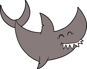 cartoon shark