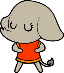 cute cartoon elephant