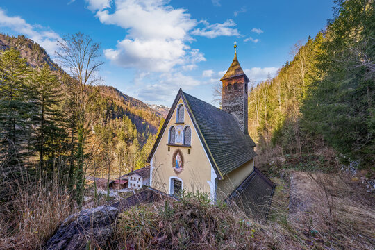 Wallfahrtskirche Maria Klobenstein an der Tiroler Aache, Schmugglerweg, K&ouml;ssen, Kitzb&uuml;hel, &Ouml;sterreich, Tourismus, Wandern