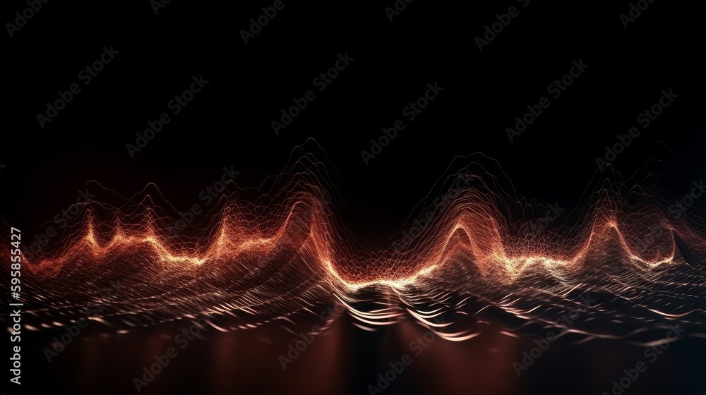 Poster Gravitational Waves of Blue Exploration: Widescreen Cosmic Background of the Future. Generative ai