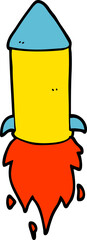 cartoon rocket
