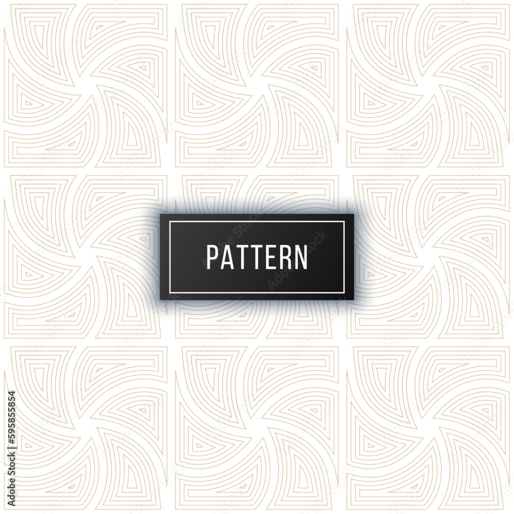 Poster geometric seamless curved lines pattern background