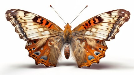 Butterfly on a white background. Generative ai