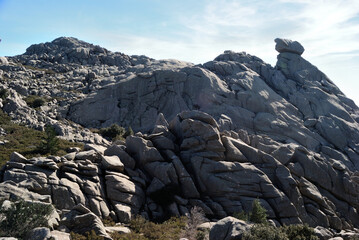 Veduta della Punta Berritta sul Monte Limbara