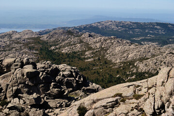Le cime granitiche del Monte Limbara