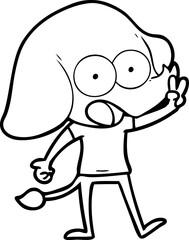 cute cartoon elephant