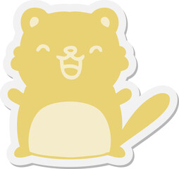 cute little cat sticker