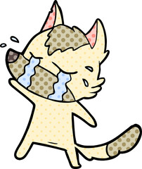 cartoon crying wolf