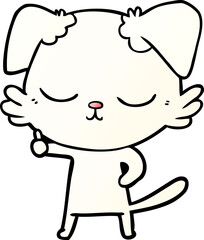 cute cartoon dog