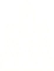 Obraz premium Crystal Chalk Drawing