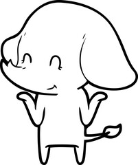 cute cartoon elephant