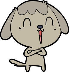cute cartoon dog