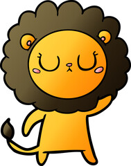 cartoon lion