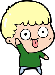 cartoon dumb kid