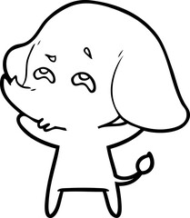 cartoon elephant remembering