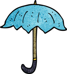 cartoon doodle open umbrella