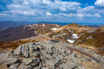 Mount Tarnica and Szeroki Wierch, Bieszczady National Park, Poland.