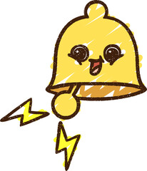 Ringing Bell Chalk Drawing