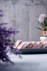 Rose Barfi, made with Dry Rose Petals 