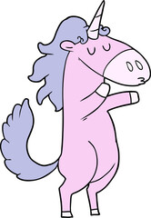 cartoon unicorn