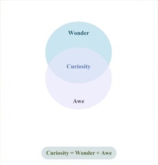Curiosity is wonder plus awe