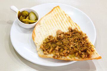 Traditional Turkish Food Kokorec. Izmir kokorec. 