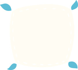 cartoon doodle plain cushion