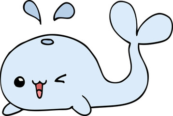cartoon whale
