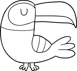 cartoon toucan