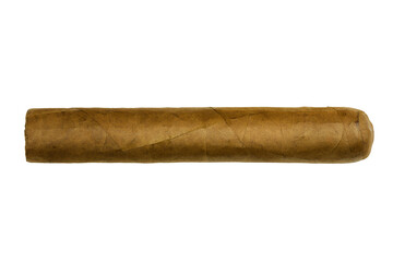 Cuban cigar isolated on transparent background