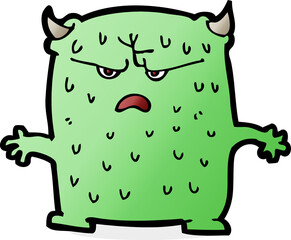 cartoon little alien