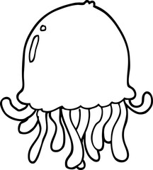 cartoon jellyfish