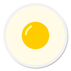fried egg sticker
