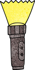 cartoon doodle electric torch