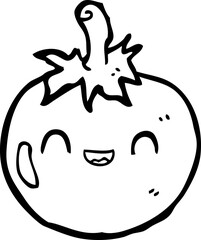 cute cartoon tomato