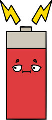 cute cartoon of a battery