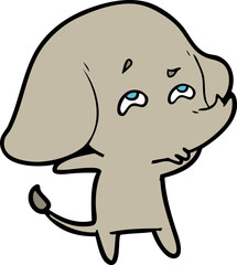 cartoon elephant remembering
