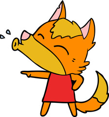 fox cartoon character